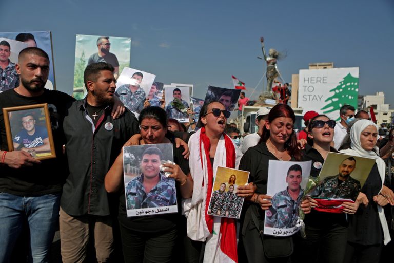 صور مجمعة من انفجار المرفأ