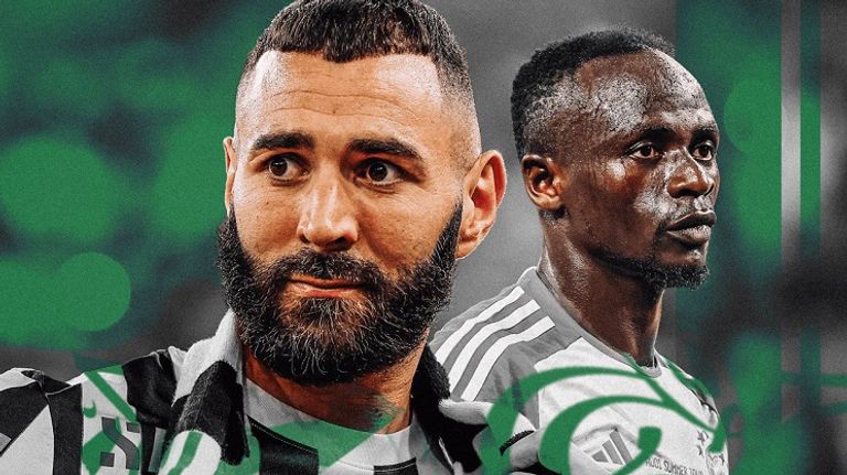 كريم بنزيما وساديو ماني رونالدو وماني