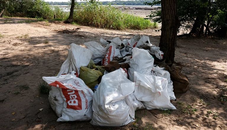 القطع الأثرية المسترجعة من الخزان