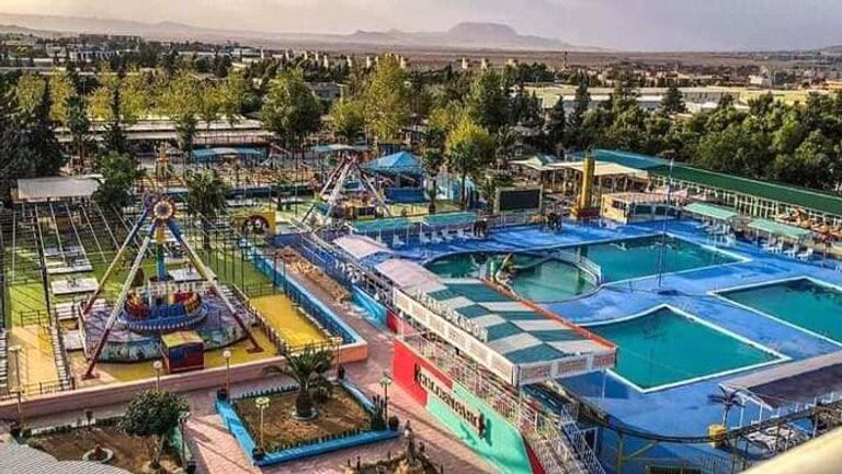 جولدن بارك من المعالم الترفيهية المميزة في الجزائر منطقة يمّا قورايا بولاية بجاية الجزائرية الساحلية - أرشيفية