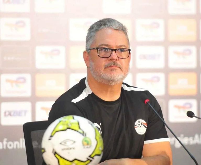 البرازيلي روجيرو ميكالي مدرب منتخب مصر الأولمبي محمد صلاح قائد منتخب مصر