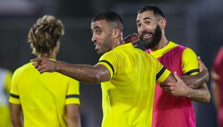 كريم بنزيما وعبدالرزاق حمدالله في الاتحاد السعودي