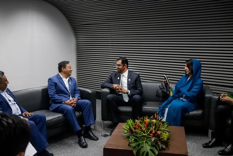 الرئيس البرازيلي والدكتور سلطان بن أحمد الجابر