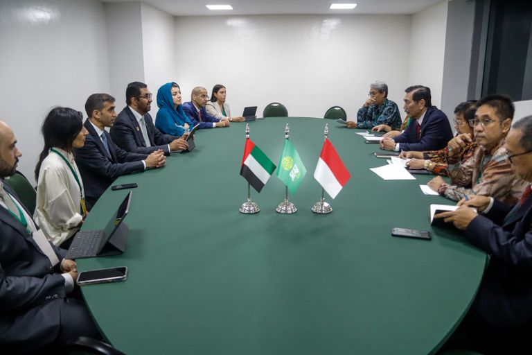 الرئيس البرازيلي والدكتور سلطان بن أحمد الجابر