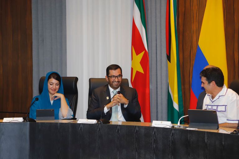 الرئيس البرازيلي والدكتور سلطان بن أحمد الجابر