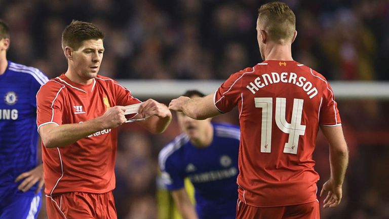 ستيفن جيرارد وجوردان هندرسون