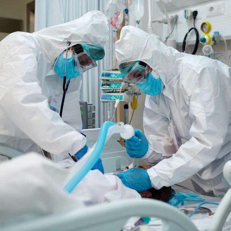 رسم لفيروس كورونا