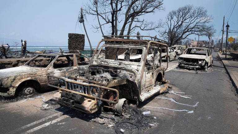 حرائق هاواي في أمريكا