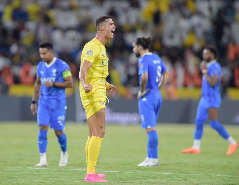 كريستيانو رونالدو النصر السعودي بطل العرب