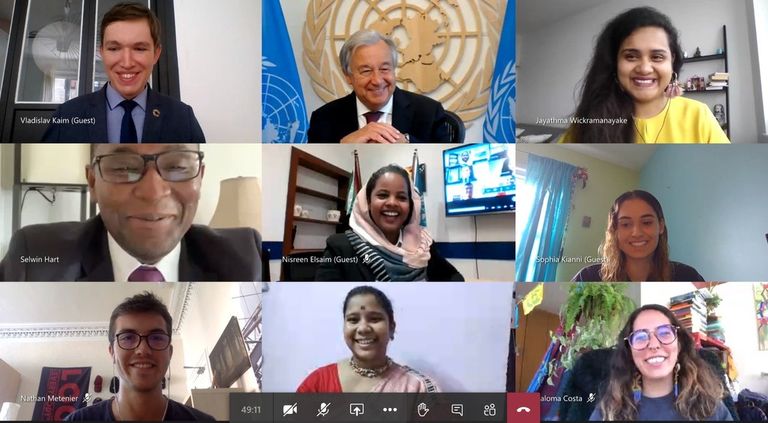 مجموعة الشباب الاستشارية المعنية بتغير المناخ مجموعة الشباب الاستشارية المعنية بتغير المناخ