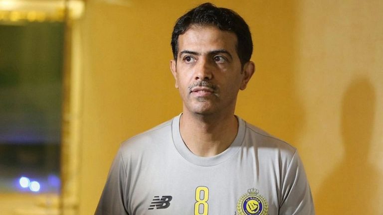 فهد الهريفي نجم النصر السعودي السابق أندرسون تاليسكا نجم النصر السعودي