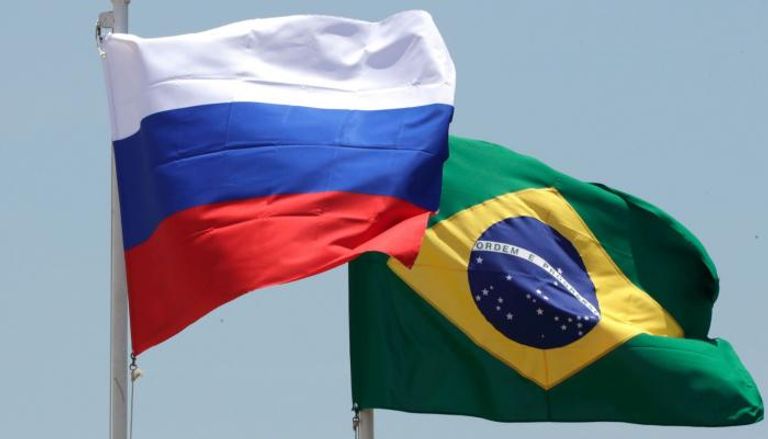 علما روسيا والبرازيل - أرشيفية