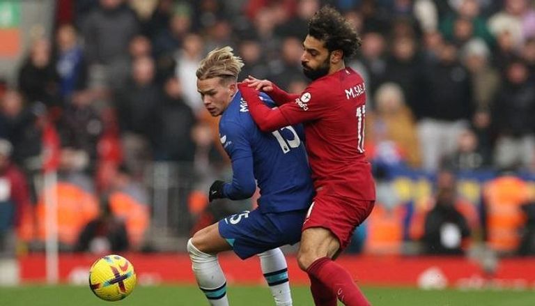 محمد صلاح نجم ليفربول ضد تشيلسي