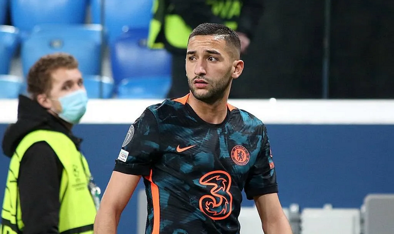 حكيم زياش محمد صلاح نجم ليفربول ضد تشيلسي