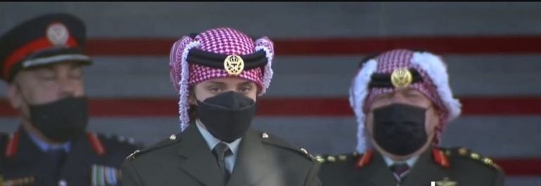 الأمير هاشم بالزي العسكري الأمير هاشم بن عبدالله