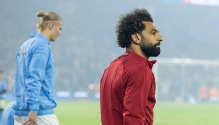 محمد صلاح وإيرلينغ هالاند