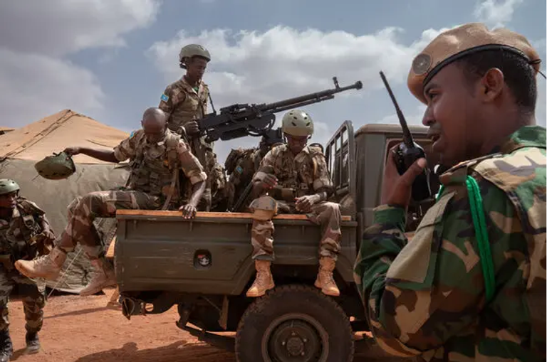 جنود من الجيش الصومالي