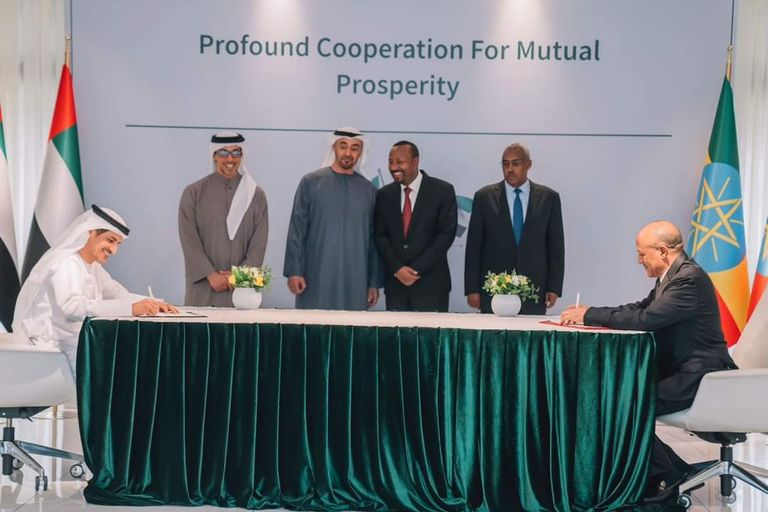 الإمارات وإثيوبيا توقعان 17 اتفاقية في قطاعات مختلفة