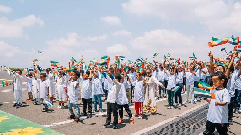 الشيخ محمد بن زايد وآبي أحمد