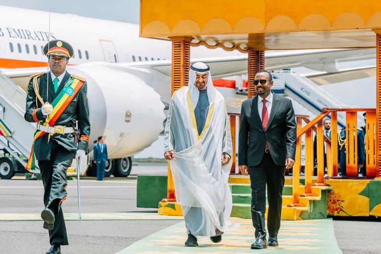 الشيخ محمد بن زايد وآبي أحمد