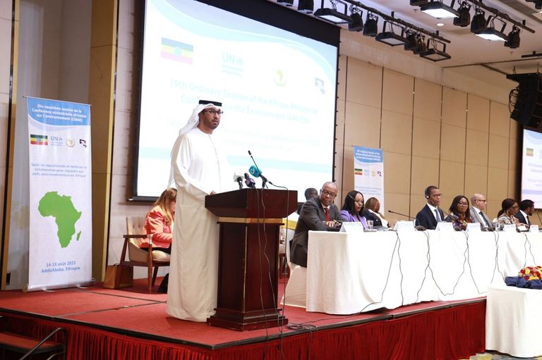 الشيخ محمد بن زايد آل نهيان وآبي أحمد