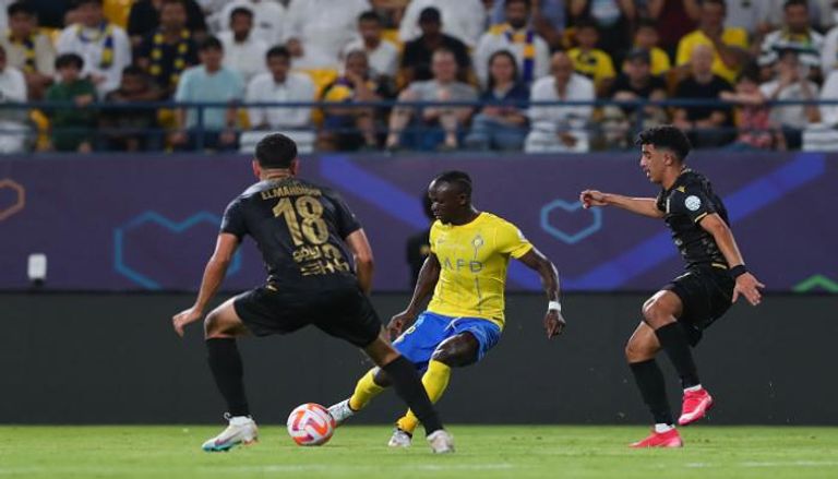 من مباراة النصر والتعاون - الدوري السعودي