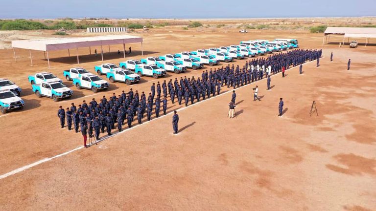 جانب من الدعم والتدريب الإماراتي لشرطة عدن