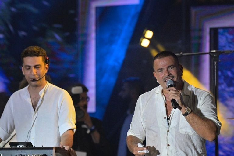 عمرو دياب في حفل بيروت