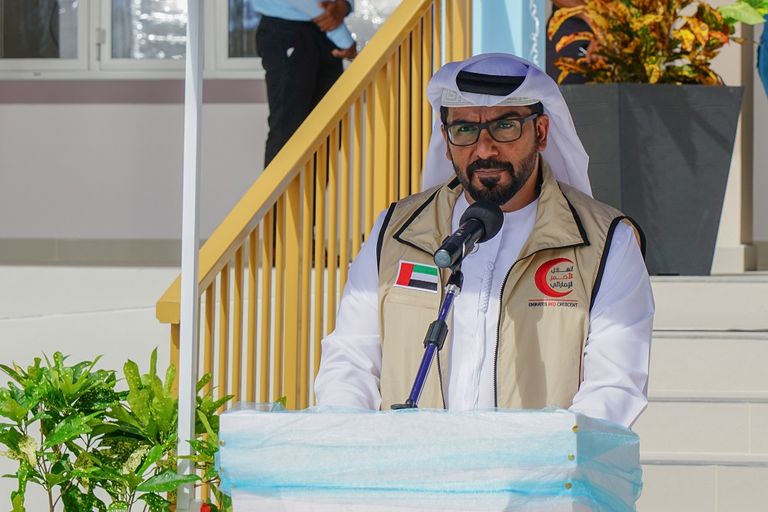 من حفل افتتاح المستشفى