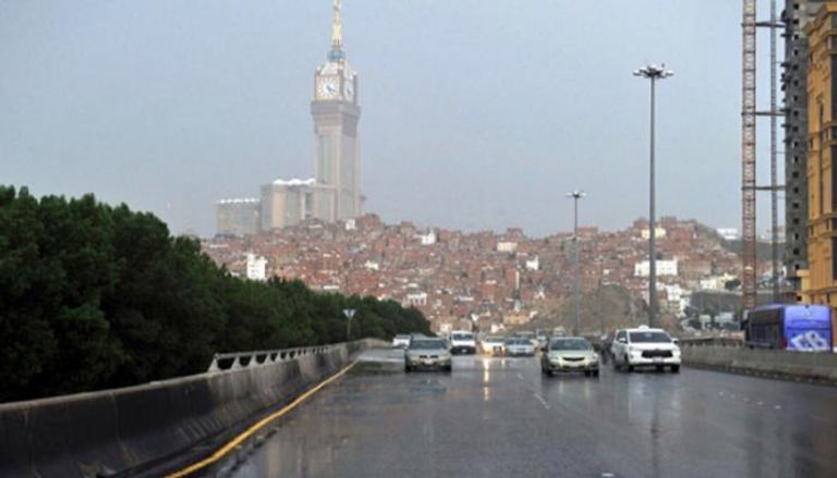 هطول أمطار على مكة المكرمة - أرشيفية