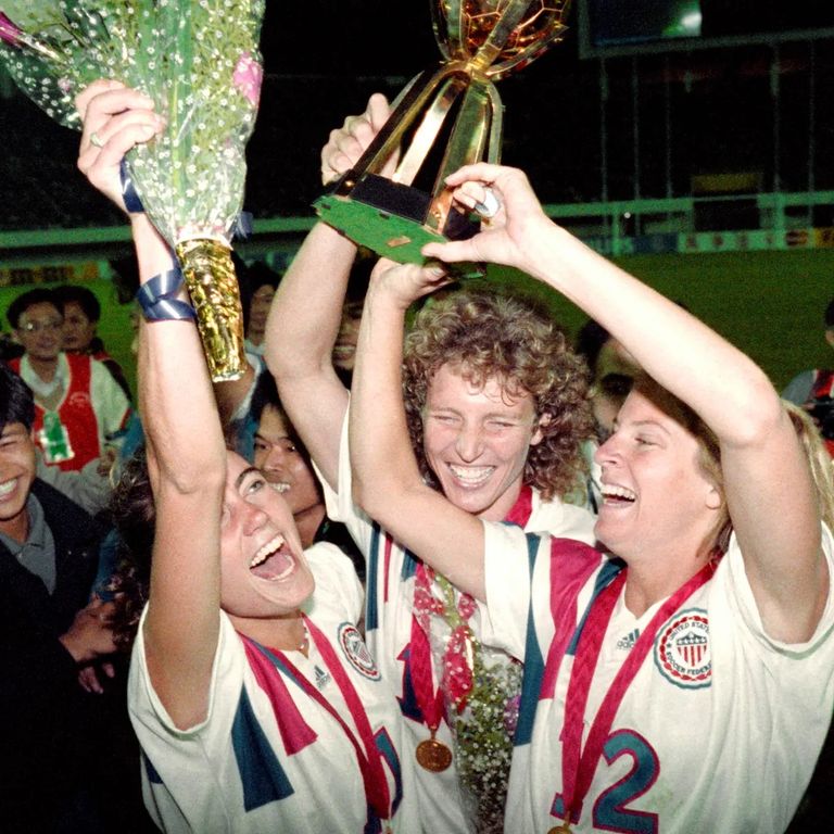 منتخب أمريكا بطل كأس العالم للسيدات 1991 كرة القدم النسائية