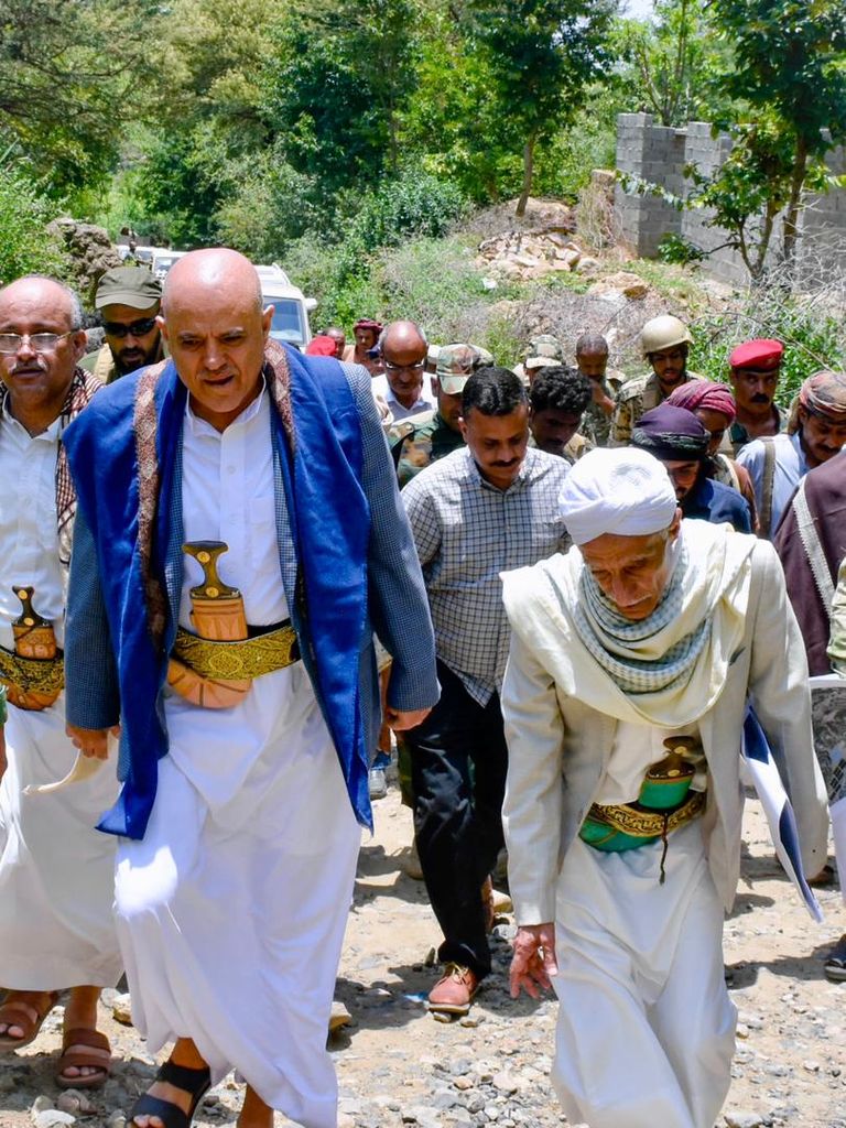 جانب من افتتاح المشروع