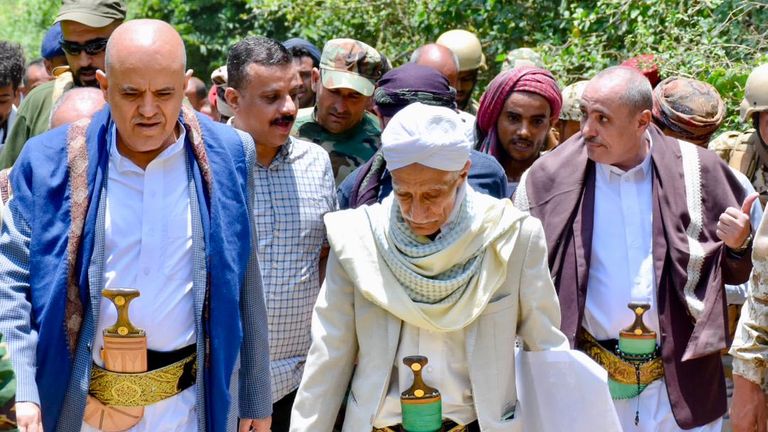 جانب من افتتاح المشروع