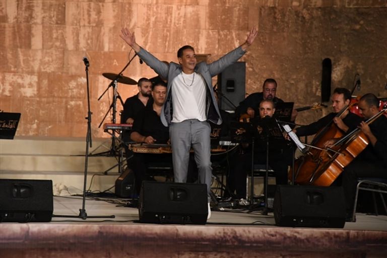 مدحت صالح خلال الحفل