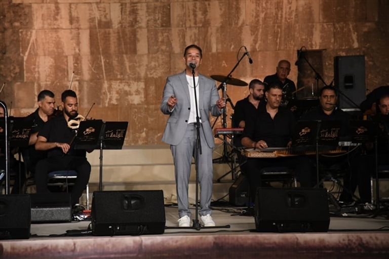 مدحت صالح خلال الحفل