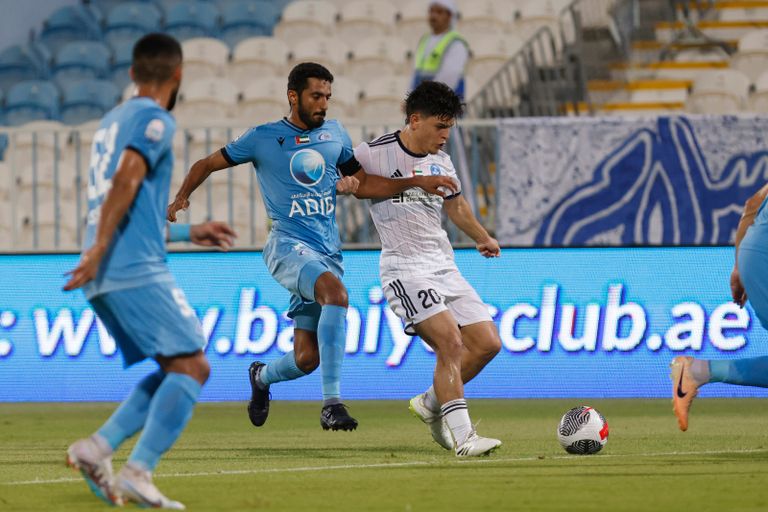 بني ياس ضد النصر لابا كودجو مهاجم العين الإماراتي