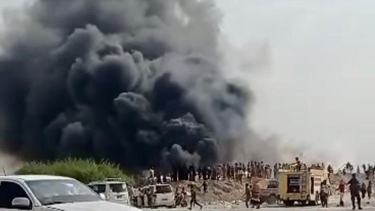 موقع الحريق