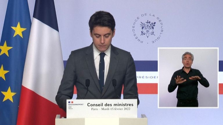 وزير التعليم الوطني والشباب الفرنسي غابرييل عتال