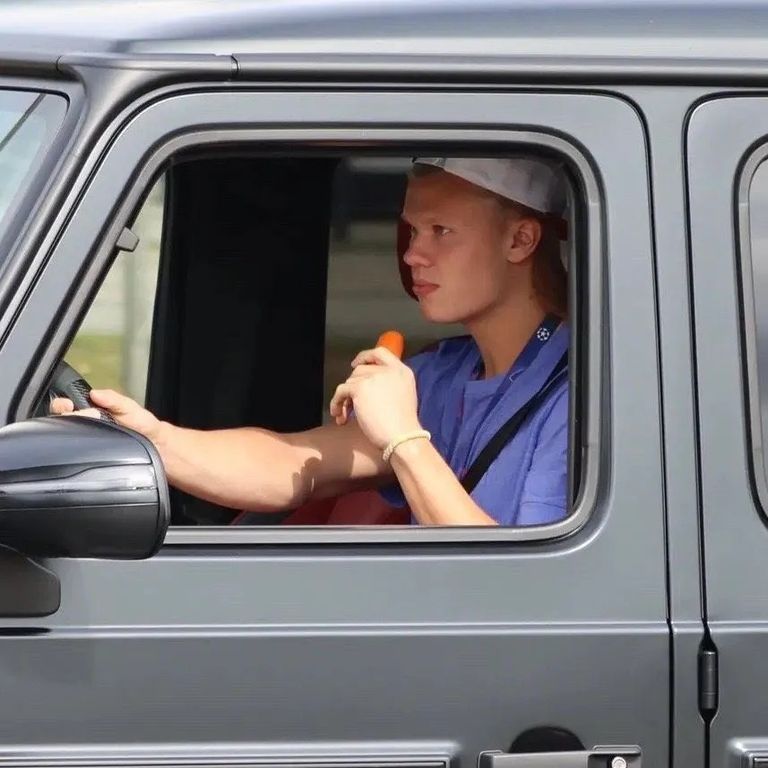 هالاند يتناول الجزر النرويجي إيرلينغ هالاند