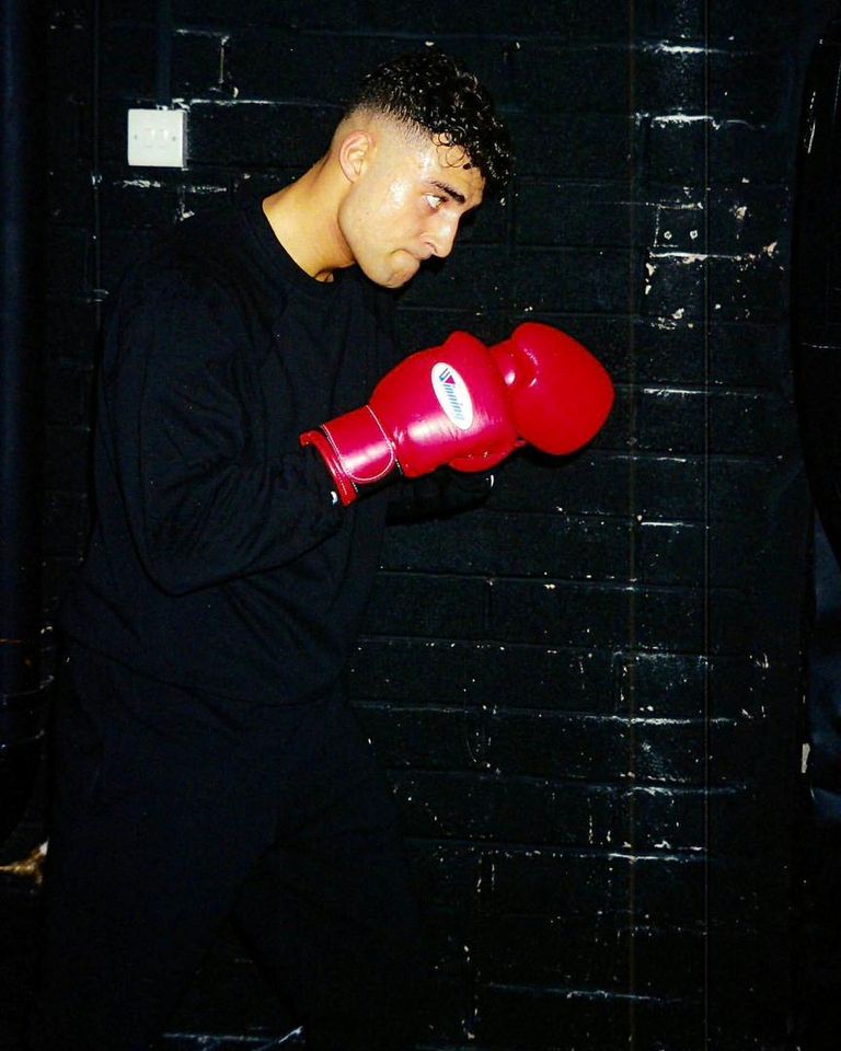 آدم نسيم حميد مع والده