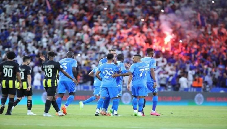 مبارة الهلال والاتحاد