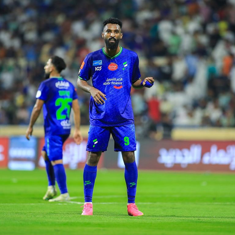 فراس البريكان فراس البريكان بقميص الفتح ضد الأهلي