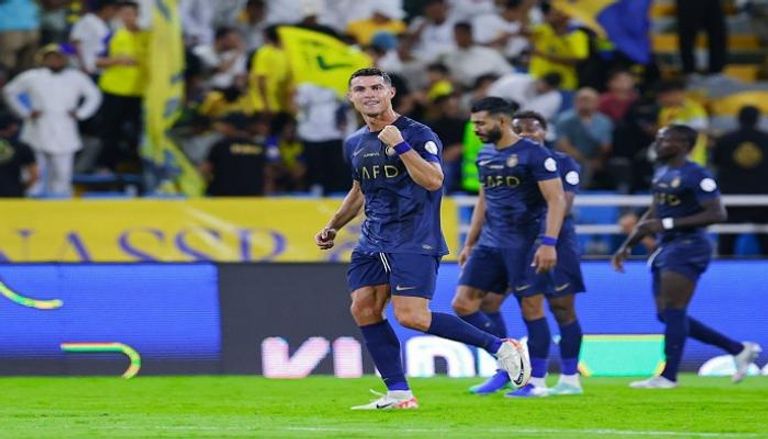 رونالدو من فوز النصر على الحزم