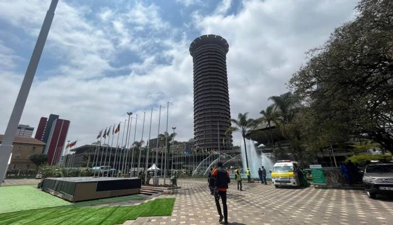 مبنى KICC المستضيف لقمة المناخ الأفريقية - تصوير: إيمان منير