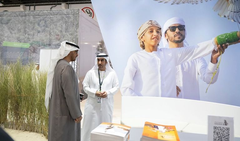 الشيخ محمد بن زايد آل نهيان في معرض أبوظبي للصيد والفروسية الشيخ محمد بن زايد آل نهيان في معرض أبوظبي للصيد والفروسية