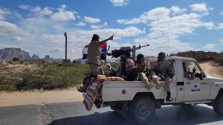 دوريات لقوات دفاع شبوة - أرشيفية