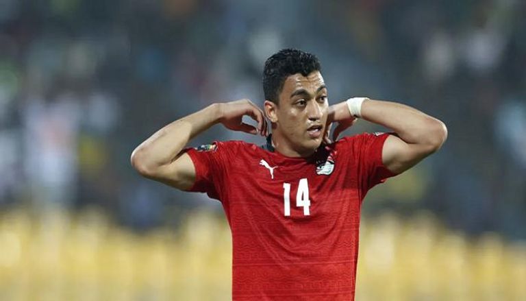 مصطفى محمد مهاجم منتخب مصر