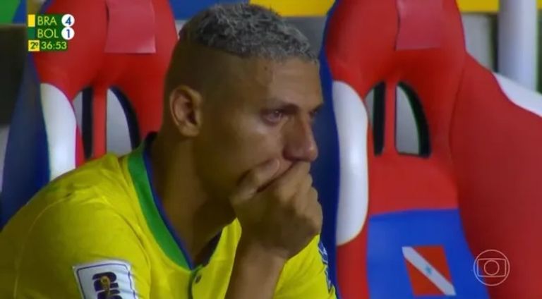 دموع ريتشارلسون أنتوني وريتشارلسون في منتخب البرازيل