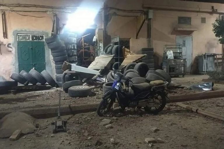 جانب من آثار الزلزال الذي ضرب المغرب