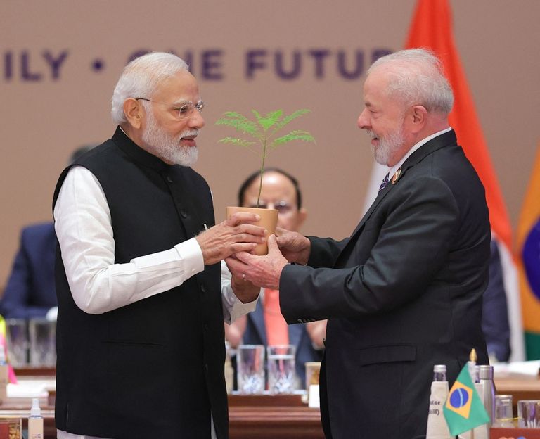 البرازيل تسلمت القمة من الهند رهان على دفع مجموعة العشرين للعمل المناخي العالمي